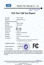 FCNCS-2SFP FCC Test Certification
