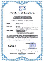 RoHS certification for SFP Transceivers
