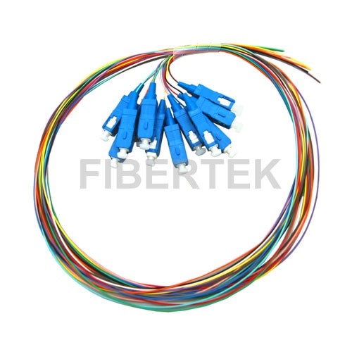 Fiber Optic Bundle Pigtails with 12 colours