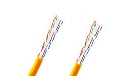Orange Colour Ethernet Category 6A Cable