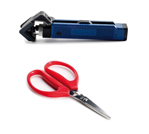 A group of fiber cable tools