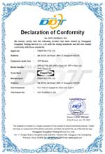SFP-S1213L-20I-SFP FCC Declaration of Conformity