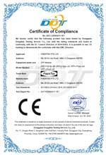 FP-S1213L-20I CE Certificate of Compliance under EC Council Directive