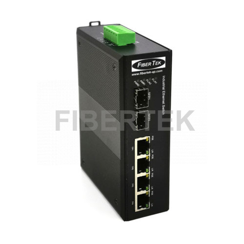 Industrial Gigabit Ethernet POE Converter FCNID-4GP-2GS Series