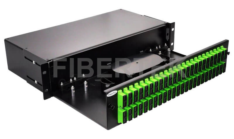 FPP296 Series Rack Mount Fiber Patch Panel with SC APC  Adapters