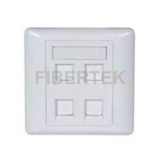 Ethernet Faceplate UK Type FPL-201-4P